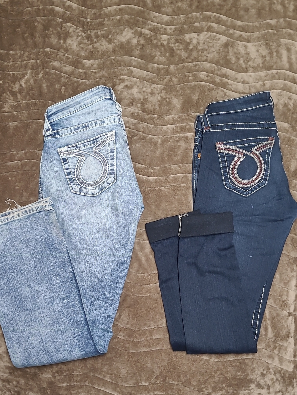 Women's Big Star Blue and Light Wash Jeans - 26R & 27R